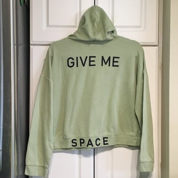 Sweet Rain Tops - SR "Give Me Space" Sage Green Hoodie